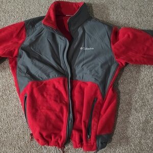 Mens Columbia fleece fall/ winter jacket